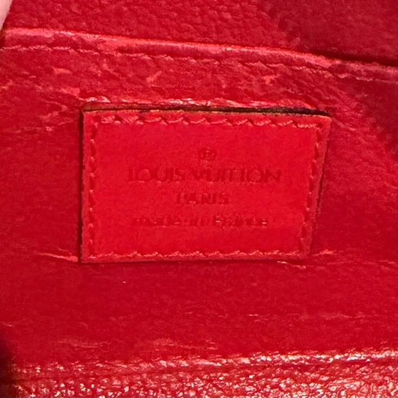 Louis Vuitton Authentic Vintage Custom Red Epi Dauphine PM Crossbody Bag - Picture 11 of 14